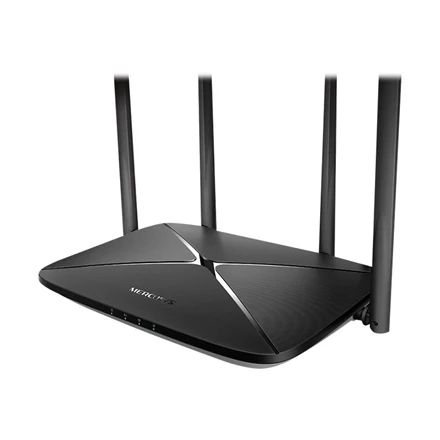 TP-Link Mercusys | AC1300 Wireless Dual Band Gigabit Maršrutizatorius | AC12G | 802.11ac | 400+867 Mbit/s | 10/100/1000 Mbit/s | Ethernet LAN (RJ-45) jungtys 3 | Mesh Support No | MU-MiMO Yes | No mobile broadband | Antenna type 4xFixed | No