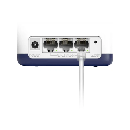 Maršrutizatorius TP-Link „Mercusys“ | AC1900 viso namo tinklinio „Wi-Fi“ sistema | „Halo H50G“ (2 vnt.) | 802.11ac | 600+1300 Mbps | Ethernet LAN (RJ-45) jungtys 3 | Tinklo palaikymas: Taip | MU-MiMO: Taip | Mobilusis plačiajuostis ryšys: Be
