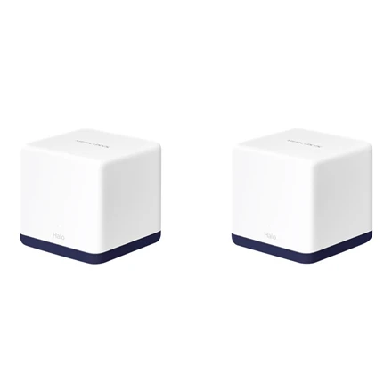 Maršrutizatorius TP-Link „Mercusys“ | AC1900 viso namo tinklinio „Wi-Fi“ sistema | „Halo H50G“ (2 vnt.) | 802.11ac | 600+1300 Mbps | Ethernet LAN (RJ-45) jungtys 3 | Tinklo palaikymas: Taip | MU-MiMO: Taip | Mobilusis plačiajuostis ryšys: Be