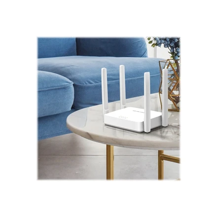 „Mercusys“ | AC1200 belaidis dviejų dažnių maršrutizatorius | AC10 | 802.11ac | 300+867 Mbit/s | 10/100 Mbit/s | Ethernet LAN (RJ-45) jungtys 2 | Tinklo palaikymas: Ne | MU-MiMO: Taip | Ne, mobilusis plačiajuostis ryšys: Ne | Antenos tipas: 4 fiksuotos | Ne