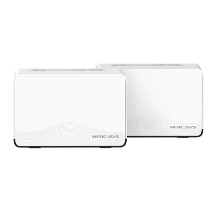 Maršrutizatorius Mercusys | BE3600 viso namo tinklelio „Wi-Fi 7“ sistema | „Halo H27BE“ (2 vnt. pakuotė) | 802.11ax | Ethernet LAN (RJ-45) jungtys 1 | Tinklo palaikymas: Taip | MU-MiMO: Ne | Nėra mobiliojo plačiajuosčio ryšio