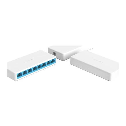 Šakotuvas TP-Link „Mercusys“ | Komutatorius | MS108 | Nevaldomas | Stalinis | 10/100 Mbps (RJ-45) jungčių kiekis: 8 | Maitinimo šaltinio tipas: Išorinis