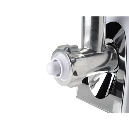 Mėsmalė Tristar | VM-4210 Meat Grinder | Baltas | 3 Nerūdijantis plienas grinding plates, Aluminum grinder head, Aluminum hopper tray, Sausage stuffer, Kubbe attachment, Sausage accessory, Nerūdijantis plienas blade
