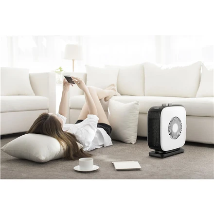 Midea Compact PTC Fan Heater 1500W NTY15-19CA - keraminis šildytuvas, patalpoms iki 10 m², baltas