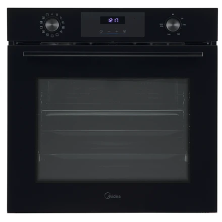 Orkaitė Midea MBO7NM30D0-BK Oven, Built-in, Electric, Plotis 60 cm, Touch Ekranas, Juodas