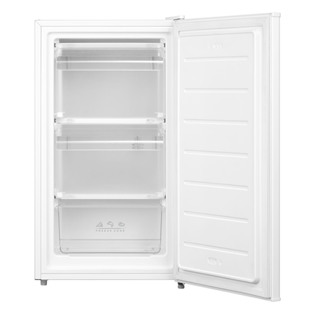 Midea Šaldiklis | MDRD99FZE01 | Energijos vartojimo efektyvumo klasė E | Vertikalus | Laisvai pastatomas | Aukštis 84,5 cm | Bendra grynoji talpa 60 l | Baltas