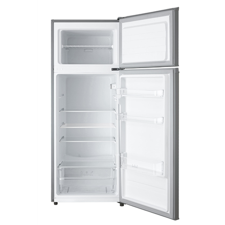 Midea Šaldytuvas | MDRT294FGE50 | Energy efficiency class E | Free standing | Double Door | Height 143 cm | Šaldytuvas net capacity 163 L | Šaldiklis net capacity 41 L | 40 dB | Nerūdijantis plienas