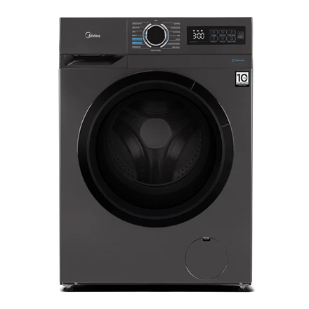 Midea | Skalbimo mašina | MF110W60/T-HR | Energy efficiency class D | Front loading | Skalbimo talpa 6kg | 1000 RPM | Gylis 40 cm | Plotis 59.5 cm | Ekranas | LED | Sidabrinis