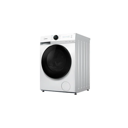Midea | Skalbimo mašina with dryer | MF200D80WB/1/W-HR | Energy efficiency class A/D | Front loading | Skalbimo talpa 8kg | 1400 RPM | Gylis 48 cm | Plotis 60 cm | Ekranas | LED | Drying system | Drying capacity 6kg | Steam function | Baltas