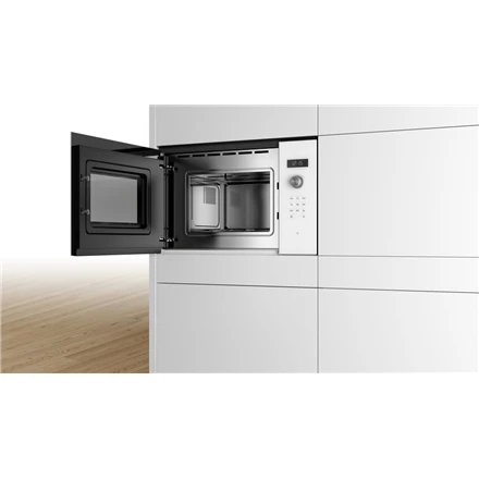 Bosch BFL524MW0 Serija 6, Įmontuojamoji mikrobangų krosnelė, Balta