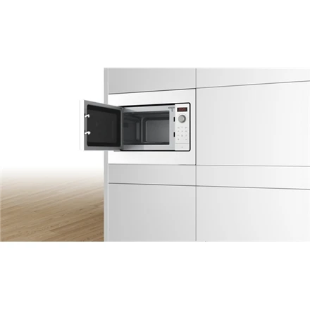 Bosch BFL523MW3 Serija 2, Įmontuojamoji mikrobangų krosnelė, Balta