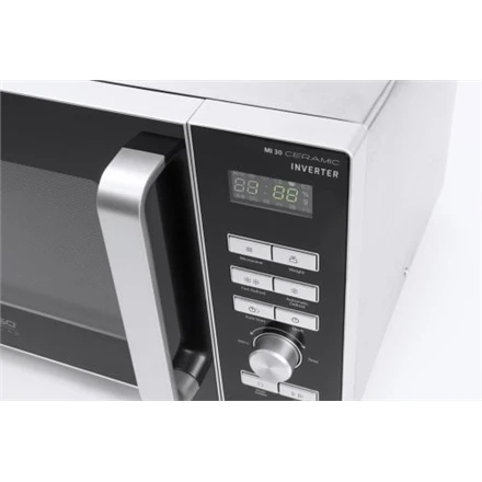 Mikrobangų krosnelė Caso | Ceramic Inverter Microwave | MI 30 | Free standing | 30 L | 1000 W | Grilis | Juodas