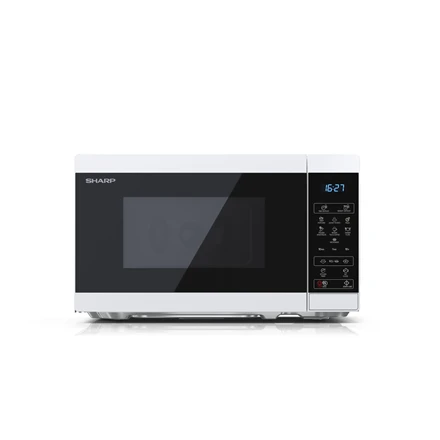 Sharp Aštrus | Mikrobangų krosnelė | YC-MS02E-W | Laisvai stovintis | 20 L | 800 W | Baltas