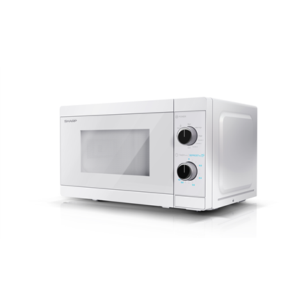 Sharp Aštrus | Mikrobangų krosnelė su grotelėmis | YC-MG01E-C | Laisvai stovintis | 800 W | Grilis | Baltas