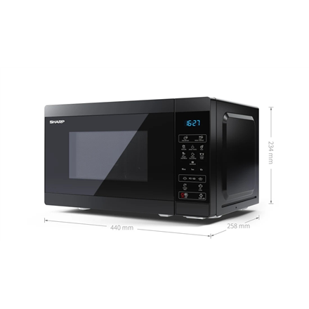 Mikrobangų krosnelė Sharp YC-MS02E-B 800W