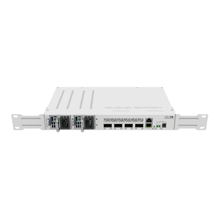 Maršrutizatorius MIKROTIK CRS504-4XQ-IN debesies komutatorius 4x 100G QSFP28 1x RJ45 100Mb/s