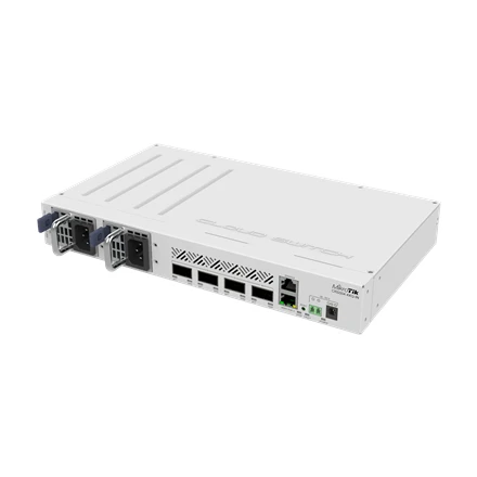 Maršrutizatorius MIKROTIK CRS504-4XQ-IN debesies komutatorius 4x 100G QSFP28 1x RJ45 100Mb/s