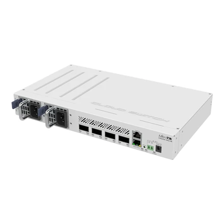 Maršrutizatorius MIKROTIK CRS504-4XQ-IN debesies komutatorius 4x 100G QSFP28 1x RJ45 100Mb/s