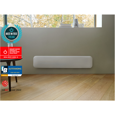 Šildytuvas Mill PA1000LWIFI3B, 1000 W, 12-16 m², baltas
