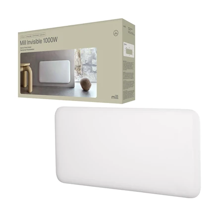 Mill | IB1000DN | Panel Heater | 1000 W | Suitable for rooms iki 12-16 m² | Baltas | IPX4