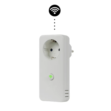 Kištukinis lizdas Mill Wifi Socket3 Baltas, 2300 W