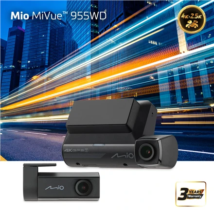 Vaizdo registratorius Mio Dual Car Dash Camera MiVue 955WD | 4K