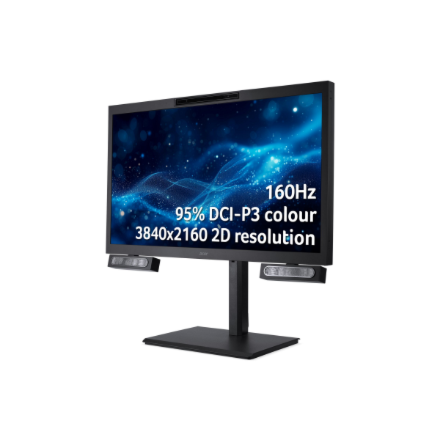 Monitorius Acer | ASV27-2P | 27 " | AHVA | 16:9 | 160 Hz | 5 ms | 3840 x 2160 pikselių | 400 cd/m² | HDMI jungtys quantity 1 | Juodas