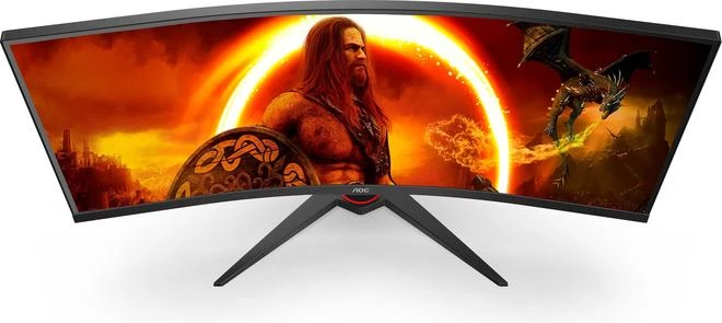 Žaidimų monitorius AOC CU34G2XP/BK, 34", WQHD Curved /3440 x 1440, VA, 180 Hz, 1 ms/ FreeSync Prem/HDR400