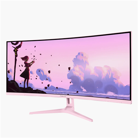 Monitorius Arozzi | Nova | 34 " | VA | UWQHD | 21:9 | 165 Hz | 1 ms | 3440 x 1440 pikselių | 350 cd/m² | HDMI jungtys quantity 2 | Rožinė
