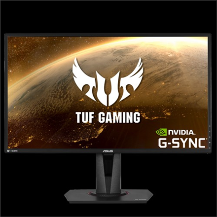 Monitorius Asus Gaming VG27AQ/IPS, WQHD, 2560 x 1440 pikselių, 16:9, 1 ms, 350 cd/m², Juodas