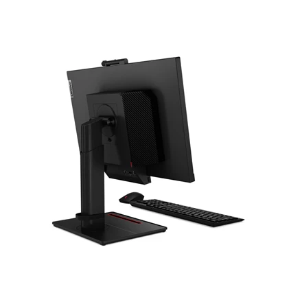 Monitorius Lenovo ThinkCentre Tiny-in-One 24 (Gen 4) 23,8 colio, IPS, 1920 x 1080, 16:9, 4 ms, 250 cd/m², Integruotas garsiakalbis (-ai), Juodas, 1080p kamera su dviem mikrofonais, skirta VOIP , LED indikatorius, 60 Hz, HAS