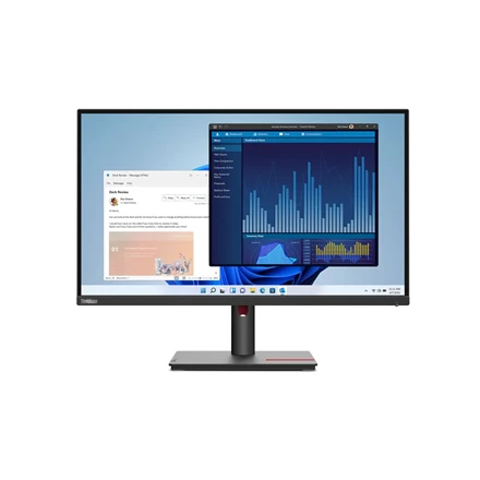 Monitorius Lenovo | ThinkVision | T27p-30 | 27 " | IPS | 4K | 16:9 | 60 Hz | 4 ms | 3840 x 2160 | 350 cd/m² | HDMI jungtys quantity 1 | Juodas | Garantija 36 mėn.