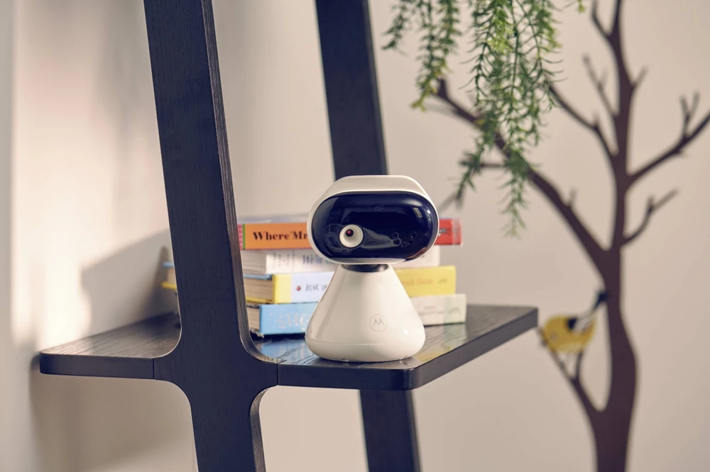 Mobili auklė Motorola PIP1500 Connect, baltos spalvos (kamera + stebėjimo monitorius)