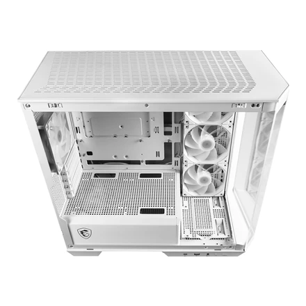 MSI Case | MAG PANO M100R PZ Baltas | Micro ATX Tower | ATX | Baltas