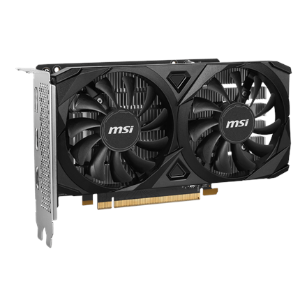Vaizdo plokštė MSI NVIDIA GeForce RTX 3050 Ventus 2X E OC, 6 GB GDDR6, 96 bit, PCIE 4.0 16x, Dual Slot Fansink