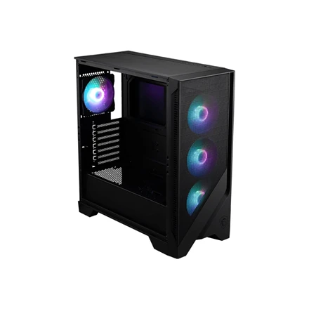 Kompiuterio korpusas MSI MAG FORGE 320R AIRFLOW, Micro Tower, Permatomas