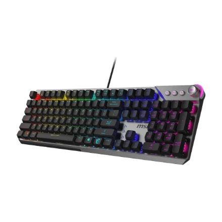 MSI STRIKE 600 V2 SILENT | Klaviatūra žaidimams | su laidu | US | Mechaninė - Silent
