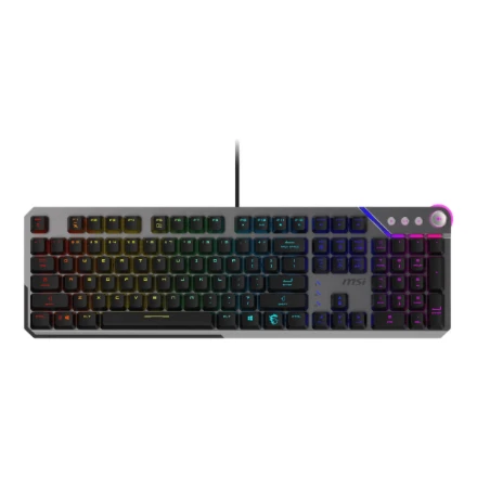 MSI STRIKE 600 V2 SILENT | Klaviatūra žaidimams | su laidu | US | Mechaninė - Silent