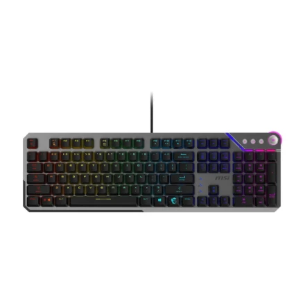 MSI STRIKE 600 V2 SILENT | Klaviatūra žaidimams | su laidu | US | Mechaninė - Silent