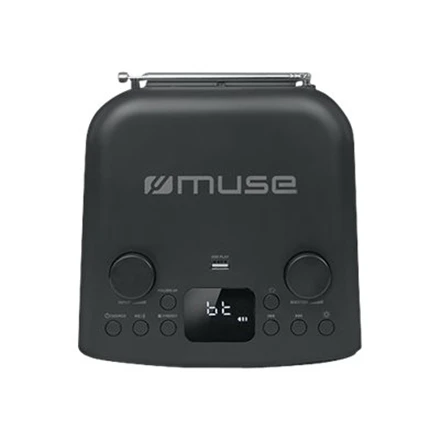 Muse | Bluetooth Party Box Speaker with Baterija | M-1802DJ | 60 W | Bluetooth | Belaidė jungtis | Juodas