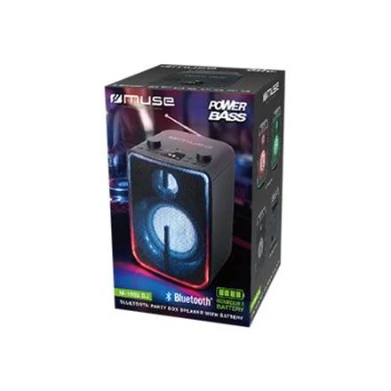 Muse | Bluetooth Party Box Speaker with Baterija | M-1802DJ | 60 W | Bluetooth | Belaidė jungtis | Juodas