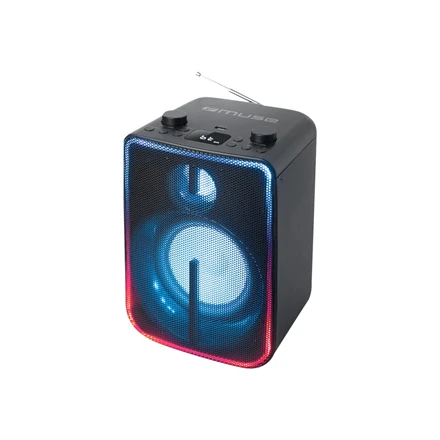 Muse | Bluetooth Party Box Speaker with Baterija | M-1802DJ | 60 W | Bluetooth | Belaidė jungtis | Juodas