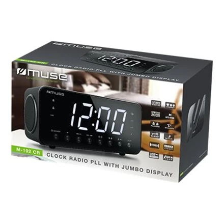 Muse | Clock radio | M-192CR | Juodas