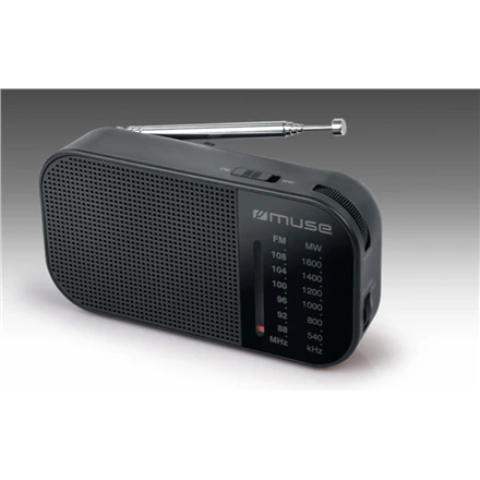 Muse | M-025 R | Portable radio | Juodas