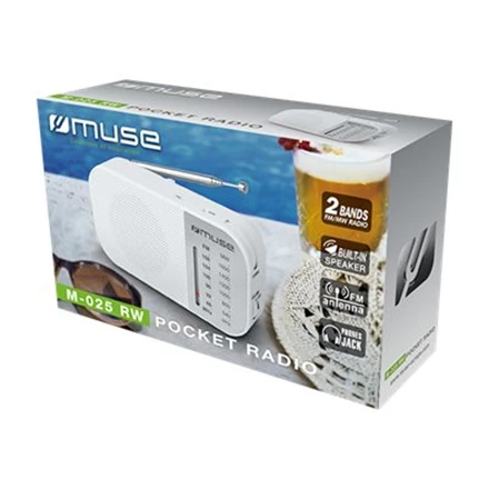 Muse | M-025 RW | Portable radio | Baltas