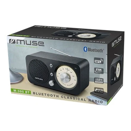 Muse | M-095 BT | NFC features | Juodas