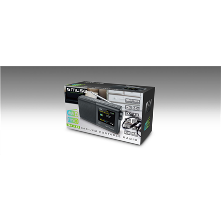 Muse | Portable Radio | M-117 DB | AUX in | Juodas | Portable | FM, DAB/DAB+