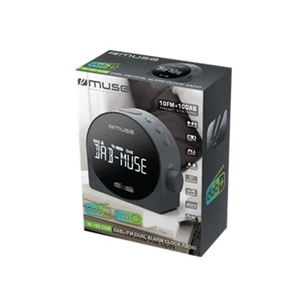 Muse | M-185 CDB | Alarm function | Juodas