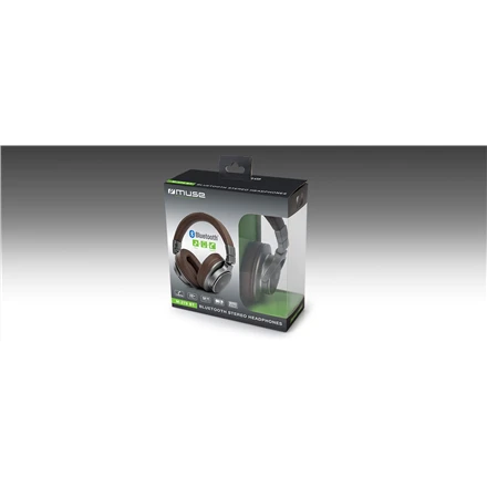 Belaidės Bluetooth Stereo ausinės Muse M-278BT, Rudos