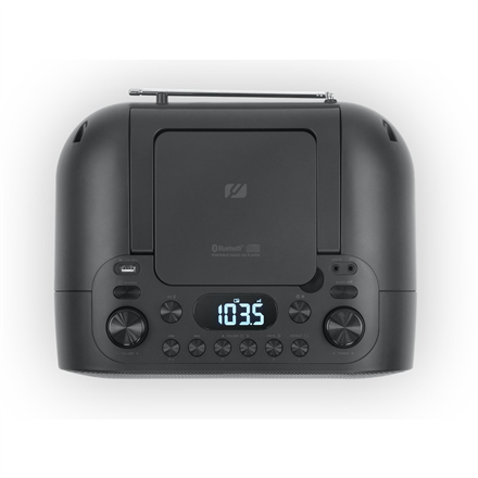Muse Mūza | Nešiojamas radijas su Bluetooth ir USB prievadu | M-35 BT | AUX in | Juodas